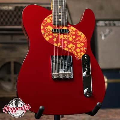 Fender Limited Edition Raphael Saadiq Telecaster - Dark Metallic Red with Hardshell Case - Used image 1