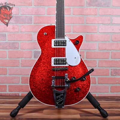 Gretsch G6129T Players Edition Jet FT with Bigsby Red Sparkle 2023 w/OHSC image 1
