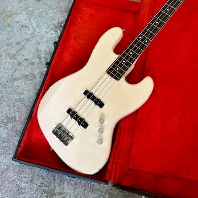 Fernandes Electric Jazz bass 1984 - Olympic white limited edition special hand original vintage MIJ japan image 4