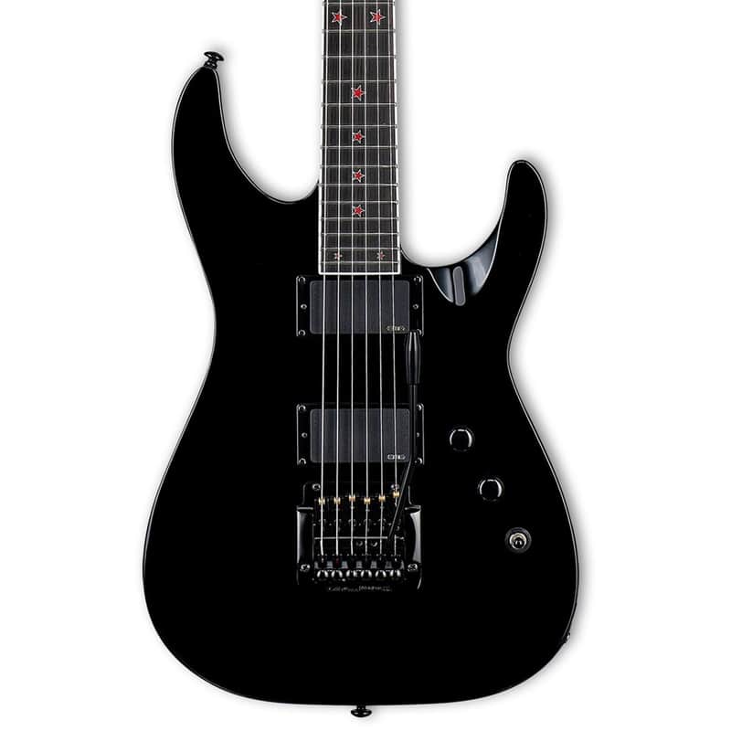 ESP LTD Jeff Hanneman JH-600 CTM Guitar w/ EMG Pickups & Hardshell Case - Black image 1
