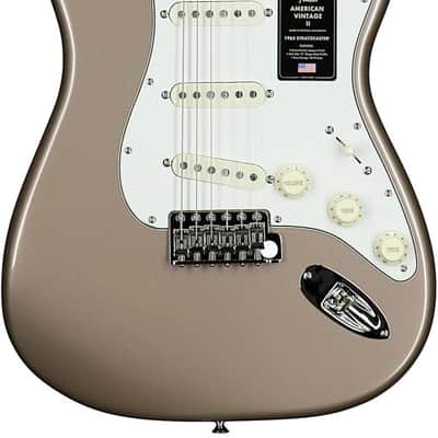 Fender American Vintage II 1965 Stratocaster Electric Guitar. Round-Lam Rosewood Fingerboard, Shoreline Gold image 1