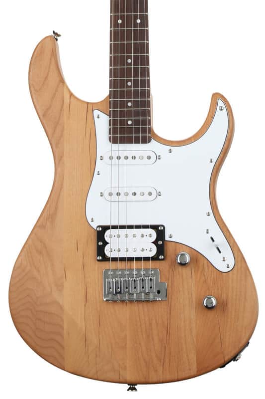 Yamaha PAC112V-YNS Pacifica HSS with Rosewood Fretboard - Natural Satin 2010 - Present - Yellow Natural Satin image 1