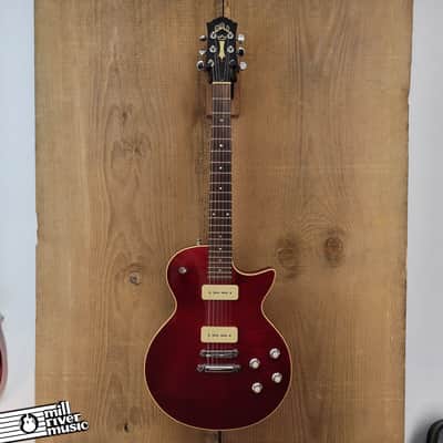 Guild USA Blues 90 Transparent Red Electric Guitar 1998-1999 w/ OHSC image 2