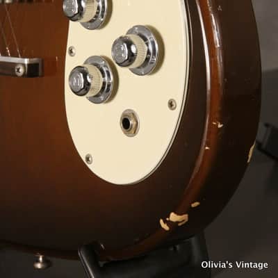 1971 MOSRITE 350 Mono Walnut Burst image 12
