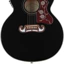 Epiphone J-200EC Studio Acoustic-Electric Guitar - Black