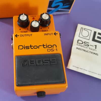 Boss DS-1 Distortion (Black Label) Vintage 1989 - Orange image 2