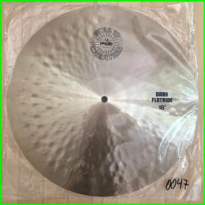 Paiste Vault Release 0047: Sound Creation 18" Dark Flatride Flat Ride from 1985 IMMACULATE COLLECTOR GRADE NOS Mint Formula 602 alloy gem! image 3
