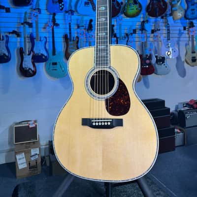 Martin OM-45 Standard Series Acoustic Guitar - Natural with Aging Toner, Get Plek'd, 339 image 4