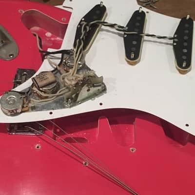 LEFTY! Wildwood Vintage ST66 Swamp Ash Boutique Custom Relic Fiesta Red Nitro Gibson 24.75” Scale Strat 7.2 Lb HSC image 17
