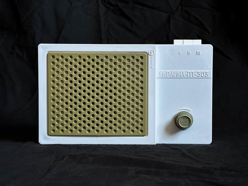Vintage Bluetooth speaker "Ukraina PT-303", USSR, Soviet speaker, DIY, Handmade mod image 1