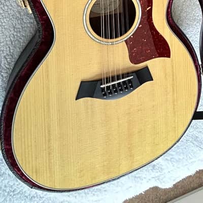 2017 Taylor 254ce DLX 12-String Acoustic-Electric – Natural – Original Hardshell Case image 1