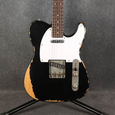 Vintage V62 ICON Electric Guitar - Distressed Black - 2nd Hand image 3