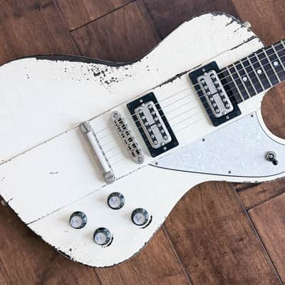 Rock N Roll Relics Revenge Modern Offset Electric Guitar Aged Olympic White 251966 image 8