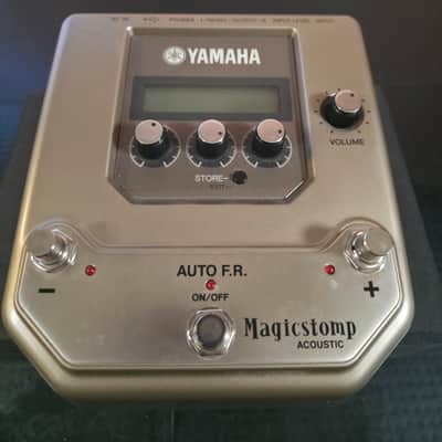 Yamaha MagicStomp Acoustic Stereo Multi-Effect Pedal 1990s - Tan/Silver image 5