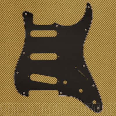 PG-0552-033 3-Ply Black Pickguard For Standard 11-Hole Fender Strat®