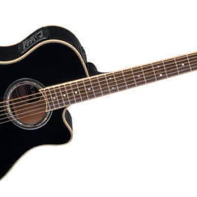 YAMAHA APX700 II BK BLACK CHITARRA ACUSTICA ELETTRIFICATA CUTAWAY NERA image 3
