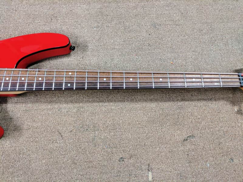 Ibanez Soundgear SRX2EX2 4 String Electric Bass, Red, Black Trim