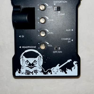 Caline Scuru S2 Rechargeable Preamp/DI Headphone Amp Pedal 2020 - Black image 1