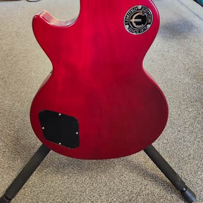 Used 2021 Epiphone Limited Edition 1959 Les Paul Standard w/ Neck Repair and Upgraded Pickups - Aged Honey Fade w/ Case image 11