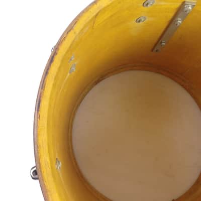 *Slingerland 12x14" 3Ply Chrome Over Wood Concert Tom Drum 70s Marching Quad COW image 15