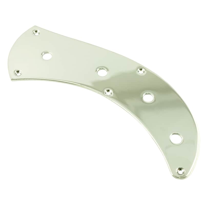 PBTP-C Chrome Custom "No Pickguard" Control Plate for P Bass & Similar image 1