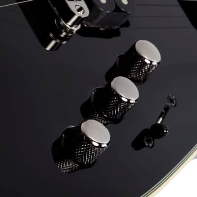 Schecter 2564 C-7 Blackjack Black Gloss Electric Guitar image 5
