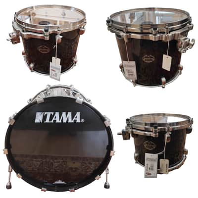 Batterie TAMA STARCLASSIC - grosse caisse + 3 toms 12'', 14'', 16'' (futs seuls) - Stock B image 1
