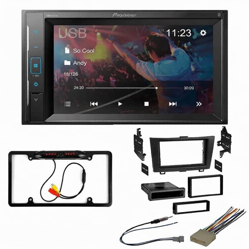 Pioneer DMH-241EX+HONK817+HWH812+HO6+CAM1800B Fit 2007-2011 Honda CR-V image 1