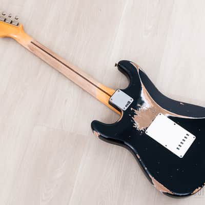 2022 Fender Custom Shop Wildwood 10 Limited Edition 1957 Stratocaster Heavy Relic Dark British Racing Green, Featherweight image 13