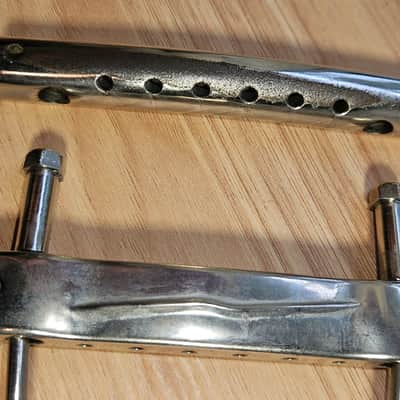 Gibson 1952 Les Paul Goldtop Tailpiece and Bridge image 1
