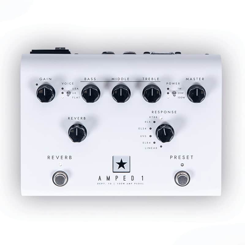 Blackstar AMPED 1 Dept. 10 100-Watt Guitar Amp Pedal - White image 1