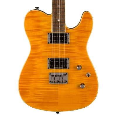 Used Fender Custom Telecaster FMT HH - Amber w/ Laurel FB image 1
