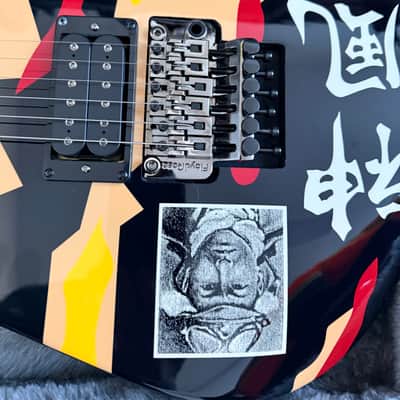 ESP LTD GL-200K George Lynch Signature 2011 - 2018 - Black with Kamikaze Graphic image 6