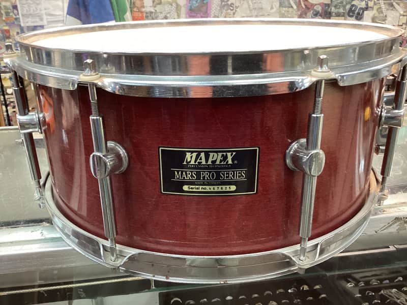 Mapex Mars Pro Series snare drum 1990's - wine red image 1