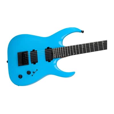 Jackson Pro Plus Series Signature Misha Mansoor Juggernaut ET6 6-String Right-Handed Electric Guitar with Poplar Body, Maple Neck, and Ebony Fingerboard (Riviera Blue) image 4
