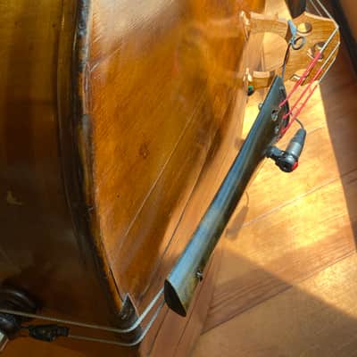 Double bass 3/4 circa 1800 3/4 swell back Pro instrument image 11