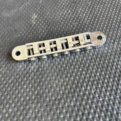 1970's Schaller Chrome Nashville Tune-O-Matic Bridge For Gibson Guitars image 3