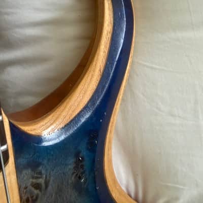 Ibanez BTB845-CBL Standard 2020 - Present - Cerulean Blue Burst Low Gloss image 11