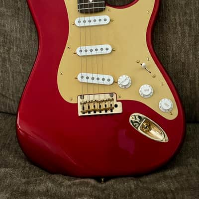 Fender Mod Shop Stratocaster 2024 - Candy Apple Red Metallic image 2