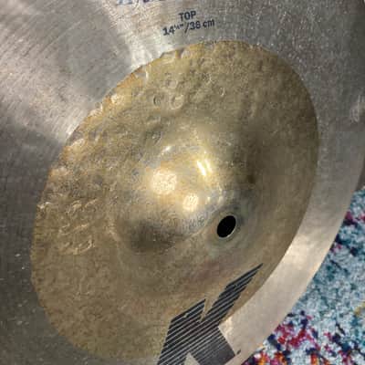 Zildjian - 14" K Custom Hybrid Hi-Hats Pair 1108g/1244g c. 2010–2011 image 2