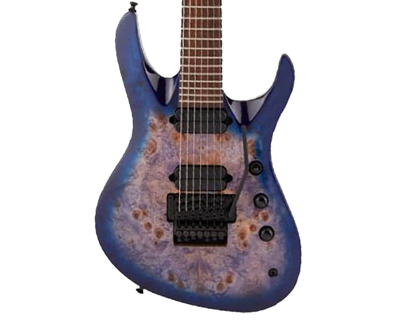 Used Jackson Pro Series Chris Broderick Sig. Soloist 7P - Transparent Blue image 1