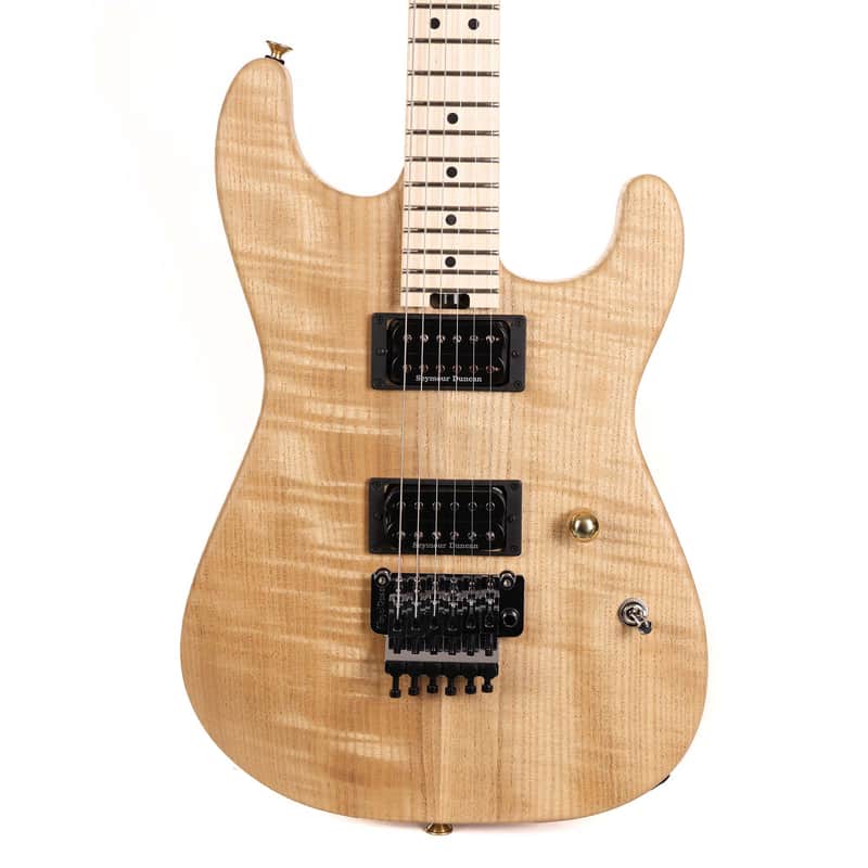 Charvel Custom Shop Flame Sassafras San Dimas Natural Oil image 1