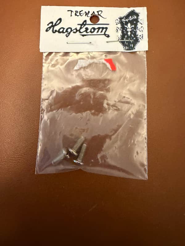 Hagstrom Tremar machine screws (set of 3) for upper part image 1