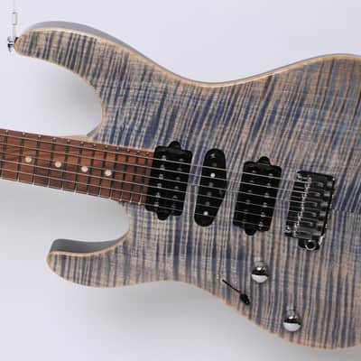 Suhr Modern Pro LEFTY in Trans Denim Slate with Gotoh 510 Bridge, Suhr Gig Bag & Signed by John Suhr image 1