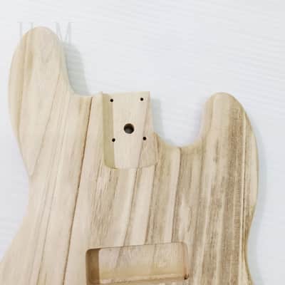 Unfinished DIY Project Paulownia Wood Jazz Bass Style Body image 15