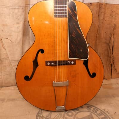 Recording King M-3 Archtop Acoustic Guitar 1940 - Blond image 2