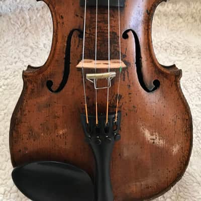 1800-1850ca Saxony/Klingenthal Old Violin 4/4 image 9