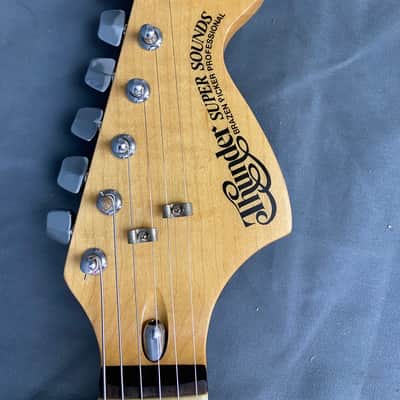 Suzuki Thunder Super Sound Brazen Picker Professional Rare! MIJ! 1970’s White image 6