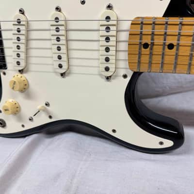 Fender USA Dan Smith era Stratocaster Guitar with Case 1983 - Black / Maple neck image 6