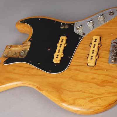 Fender Jazz Bass Body - 1976 - Neck Plate - Hardware - Natural image 11